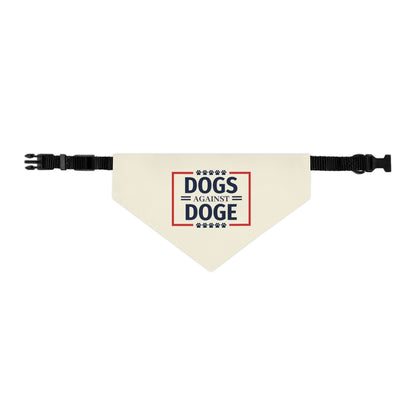 DOGS AGAINST DOGE  - Pet Bandana Collar
