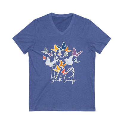 Subtle Statement - Unisex V-Neck T-Shirt (Color)