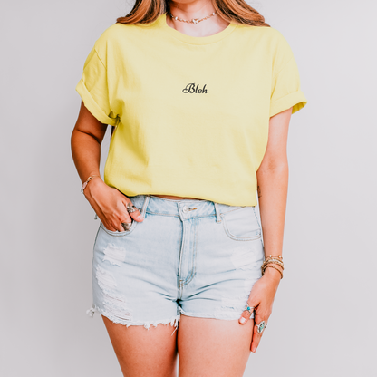 Bleh - Embroidered Unisex T-Shirt