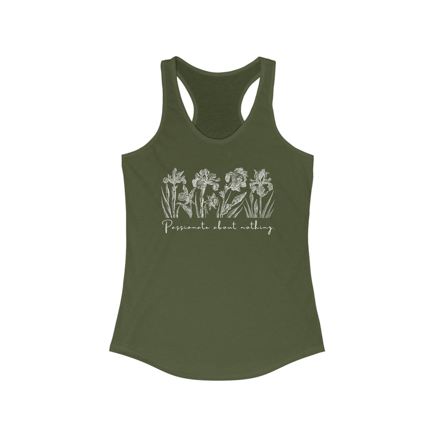 Passionate About Nothing - Women's Racerback Tank
