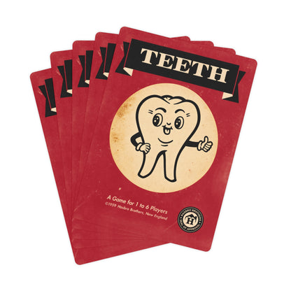 TEETH Playing Cards — Widow’s Bay Inspired Vintage Poker Deck