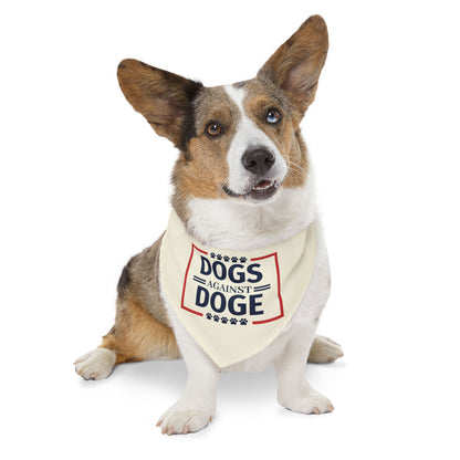 DOGS AGAINST DOGE  - Pet Bandana Collar