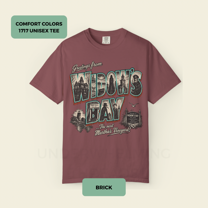 Greetings From Widow’s Bay Comfort Colors Unisex Tee