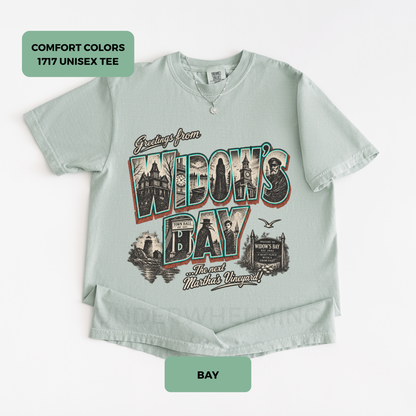 Greetings From Widow’s Bay Comfort Colors Unisex Tee