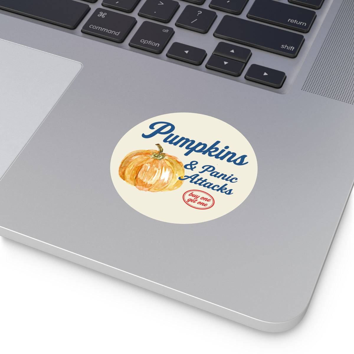 Pumpkins & Panic Attacks Sticker