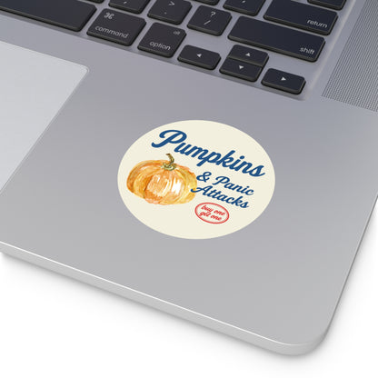Pumpkins & Panic Attacks Sticker