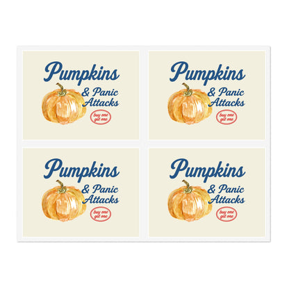 Pumpkins & Panic Attacks Sticker