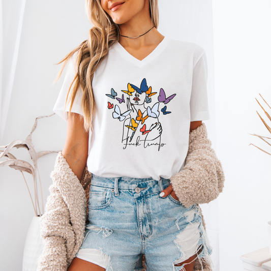 Subtle Statement - Unisex V-Neck T-Shirt (Color)