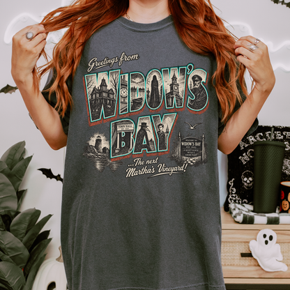 Greetings From Widow’s Bay Comfort Colors Unisex Tee