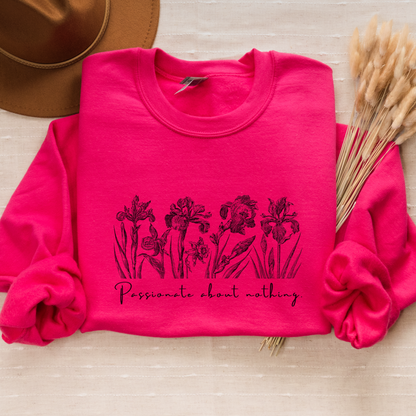 PASSIONATE ABOUT NOTHING - Unisex Crewneck Sweatshirt