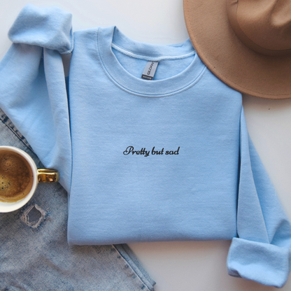 Pretty but Sad Unisex Crewneck Sweatshirt