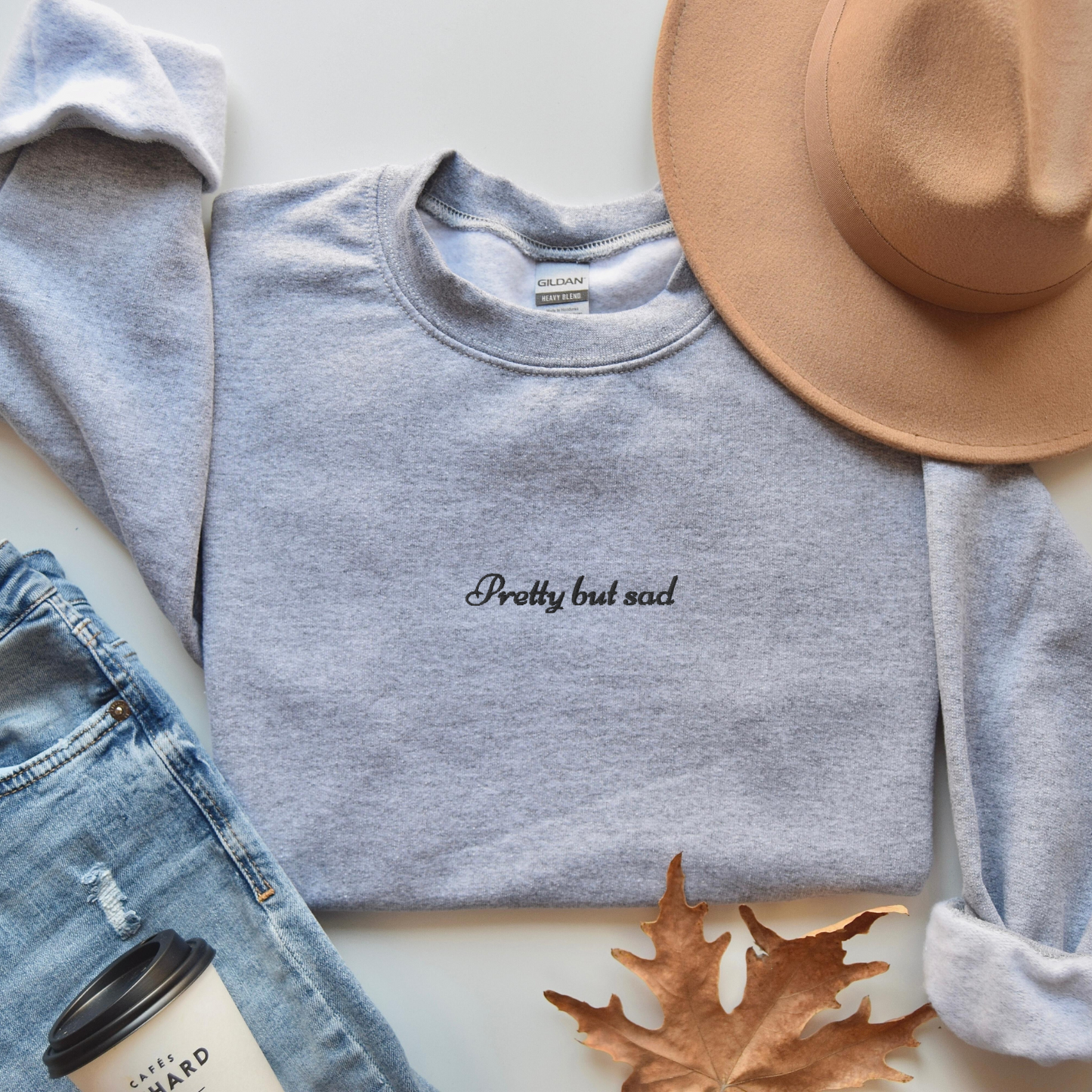 Pretty but Sad Unisex Crewneck Sweatshirt