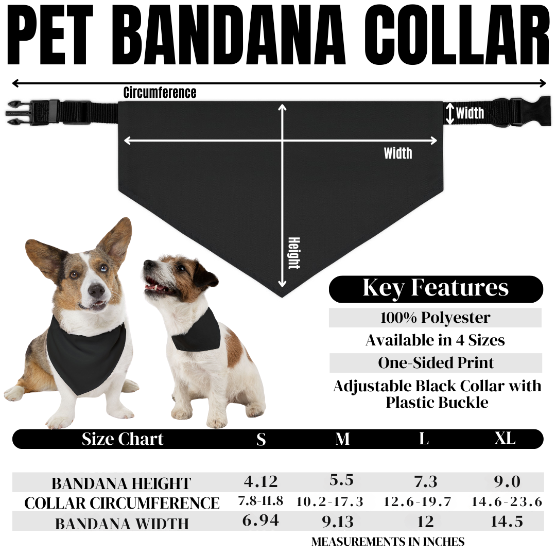 DOGS AGAINST DOGE  - Pet Bandana Collar