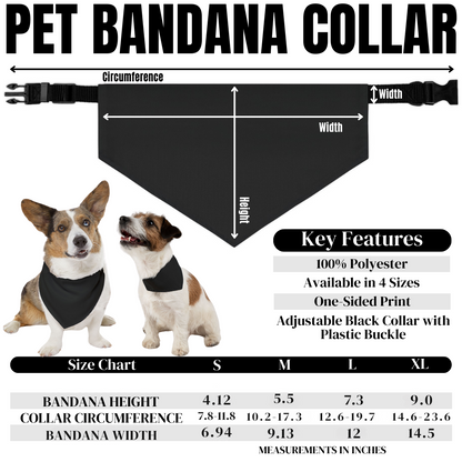 DOGS AGAINST DOGE  - Pet Bandana Collar