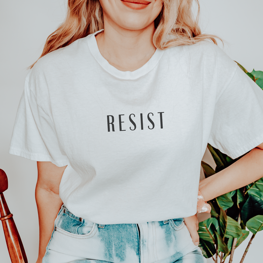 Resist - Protest Unisex Crewneck Tshirt