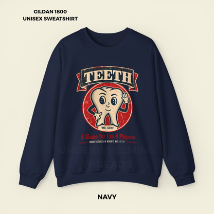 Widow's Bay TEETH Vintage Horror Sweatshirt