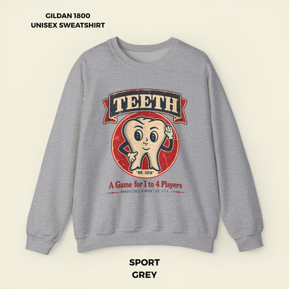 Widow's Bay TEETH Vintage Horror Sweatshirt