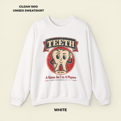 Widow's Bay TEETH Vintage Horror Sweatshirt