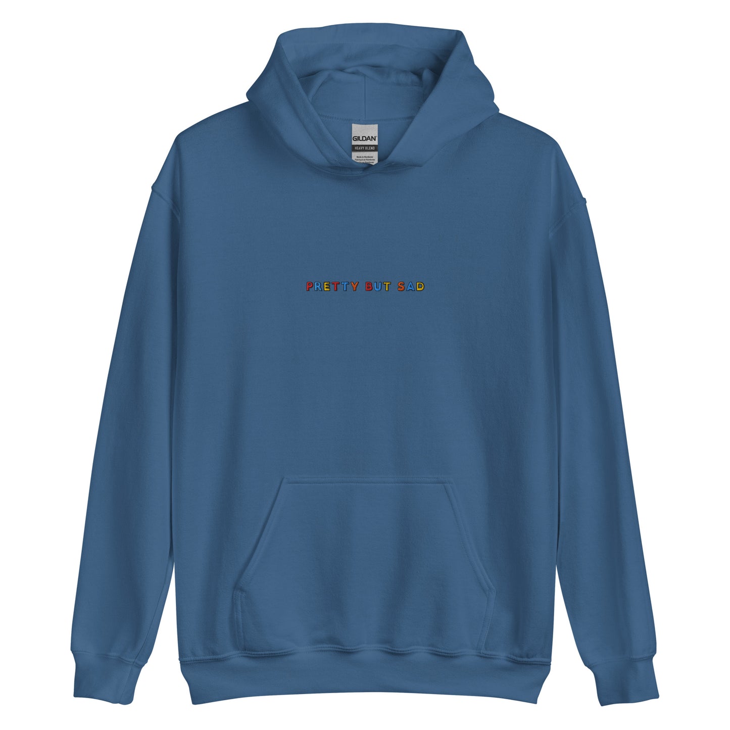 PRETTY BUT SAD - Embroidered Unisex Pullover Hoodie