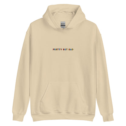PRETTY BUT SAD - Embroidered Unisex Pullover Hoodie